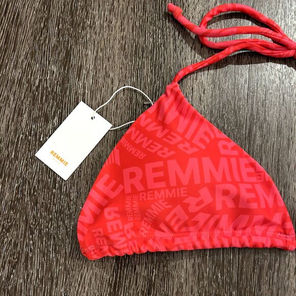 🍉 NWT Remmie by Riley Watermelon Pink Bikini Set XXL Bottom XL Bikini Top Plus - Picture 4 of 9